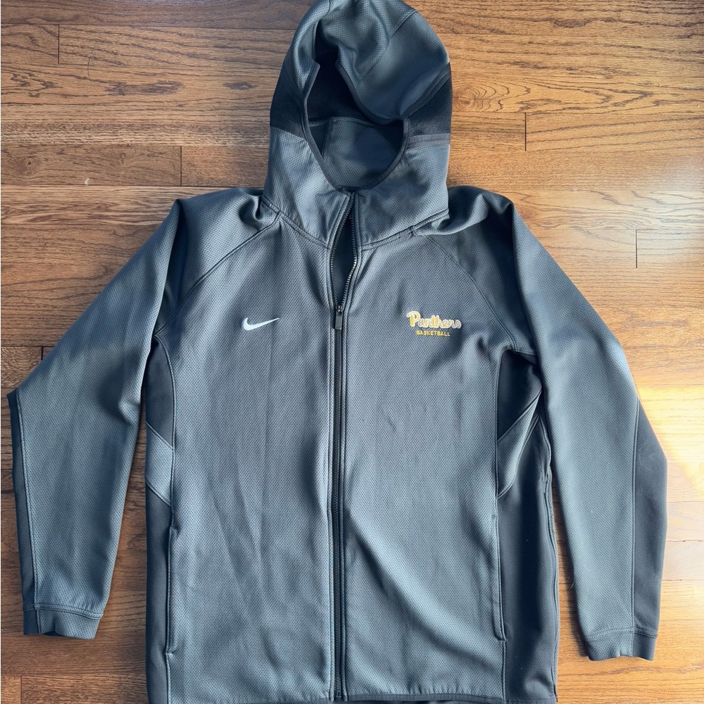 Pitt Panthers Basketball Nike Dri-Fit Zip Up Hoodie